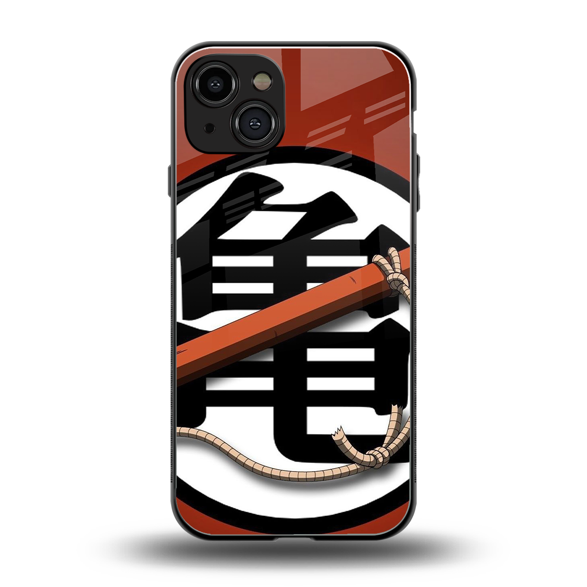 kakarot back phone cover | glass case for iphone 15