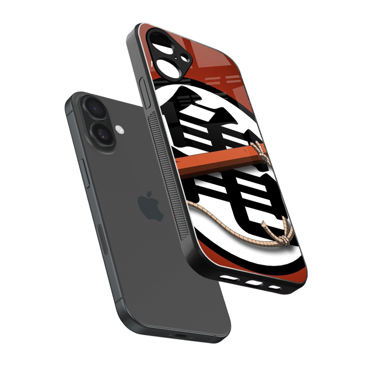 kakarot back phone cover | glass case for iphone 16