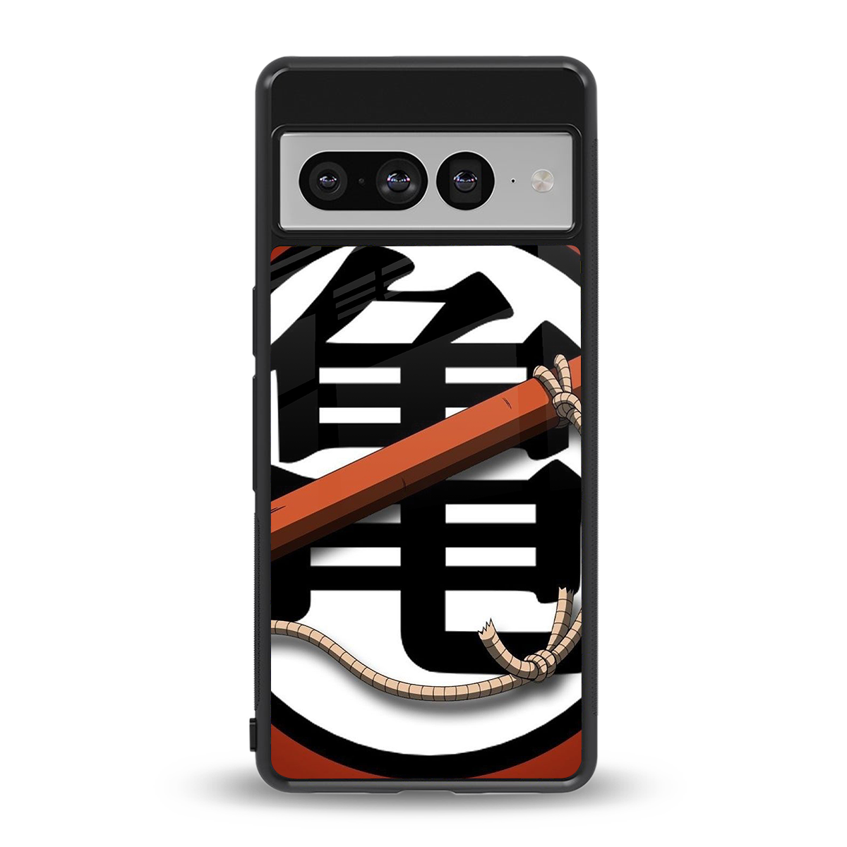 kakarot back phone cover | glass case for google pixel 7 pro