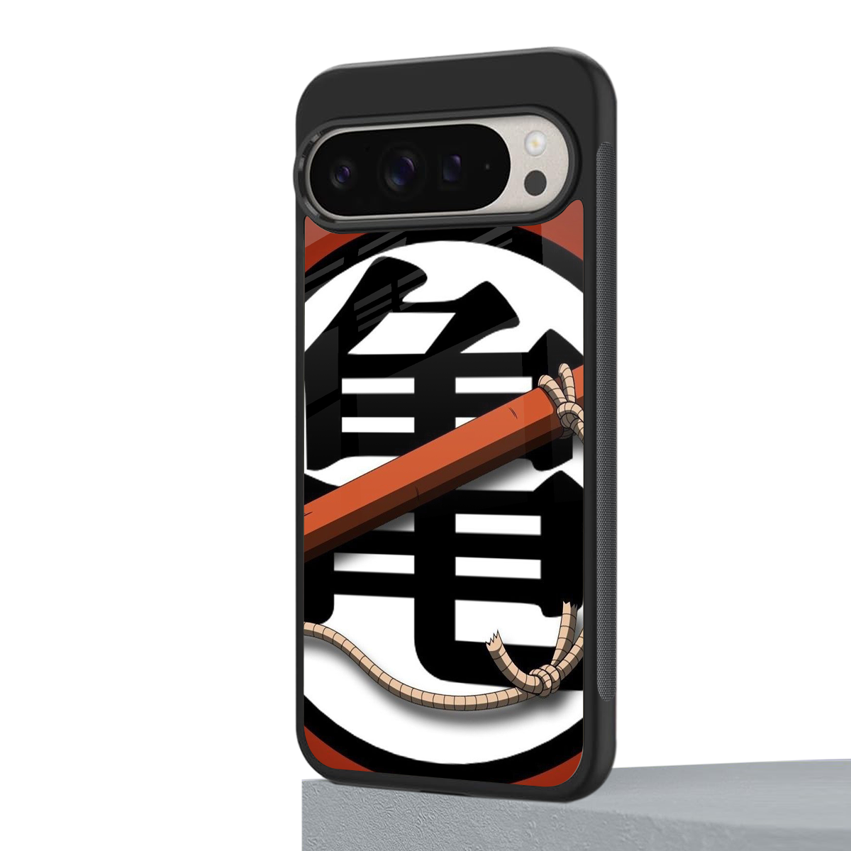 kakarot back phone cover | glass case for google pixel 9 pro