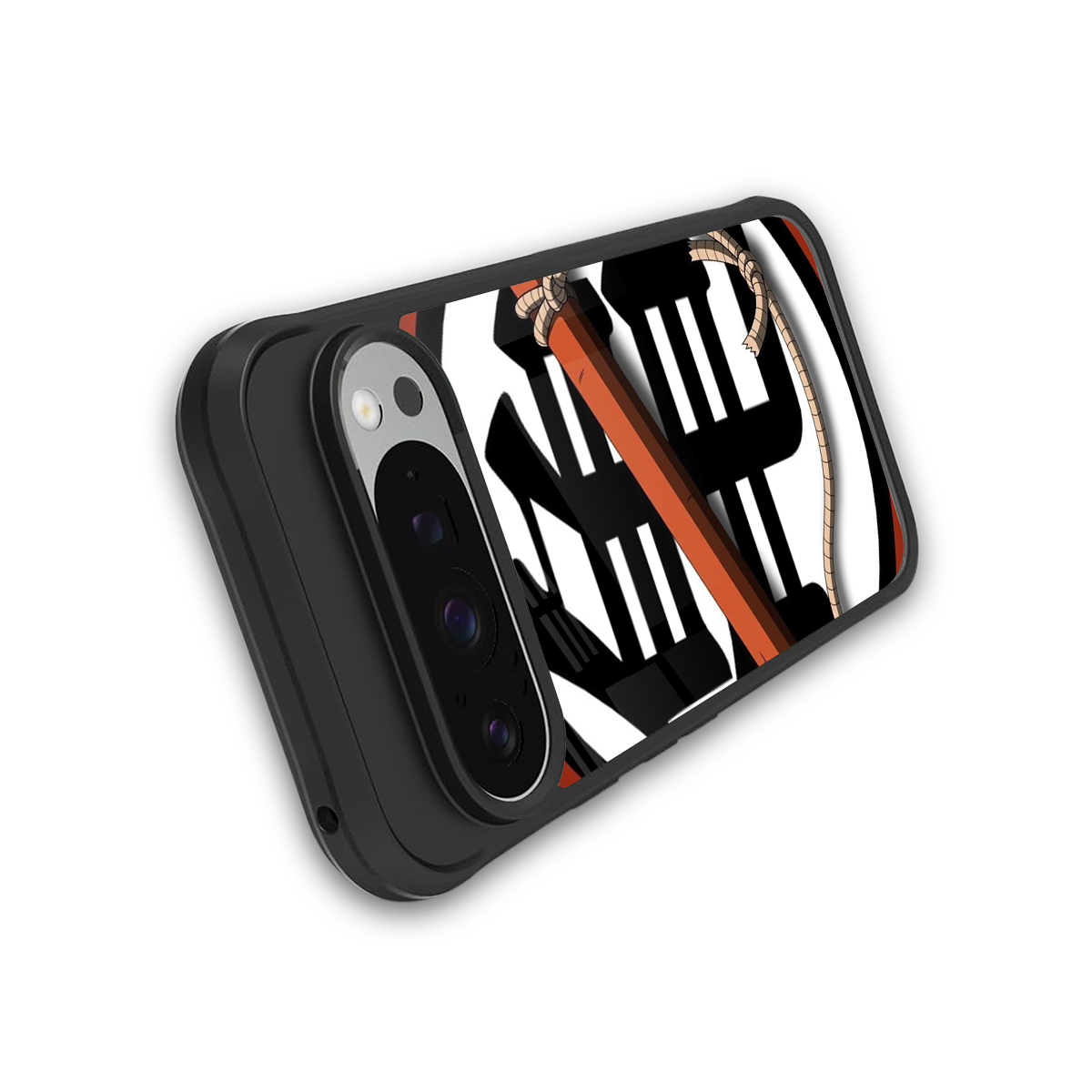 kakarot back phone cover | glass case for google pixel 9 pro