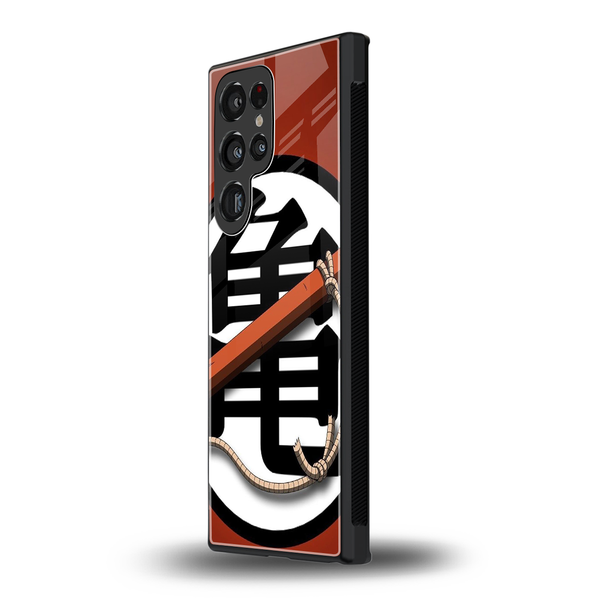 kakarot back phone cover | glass case for samsung galaxy s24 ultra