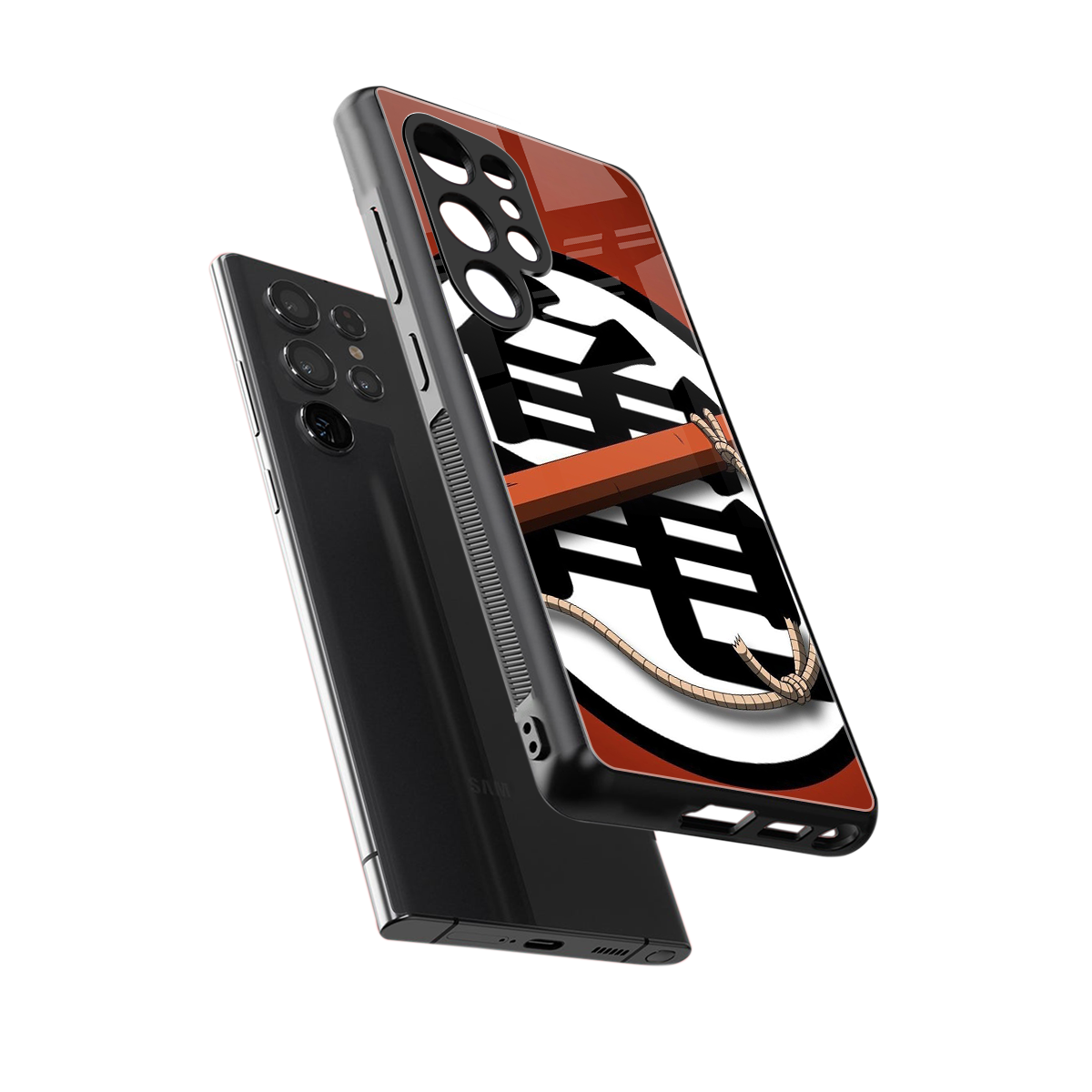 kakarot back phone cover | glass case for samsung galaxy s25 ultra