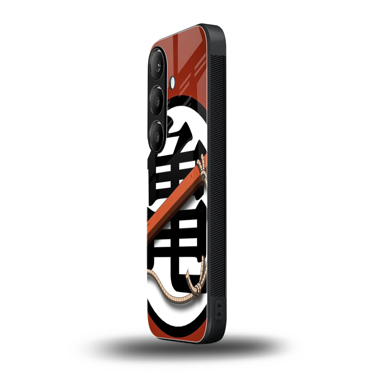 kakarot back phone cover | glass case for samsung galaxy s24 fe