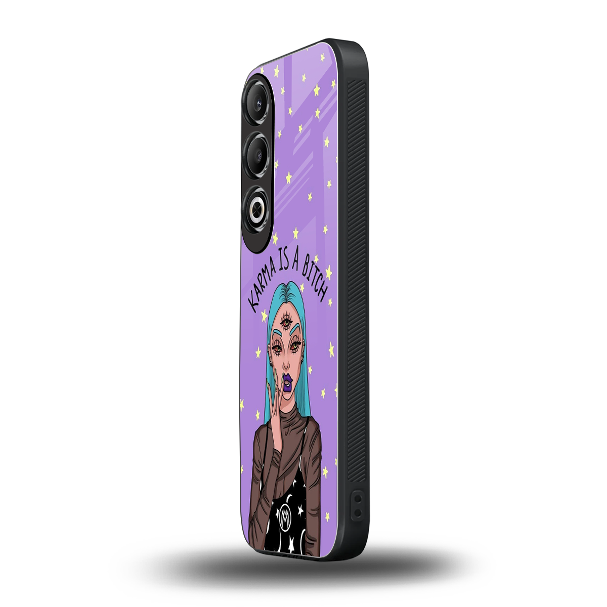 karma is a bitch back phone cover | glass case for oneplus nord ce 4