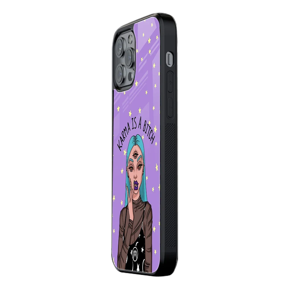 Slim Glass Back Phone Case for Multiple Brands โ iPhone, Samsung, Redmi, OnePlus, Oppo, Vivo