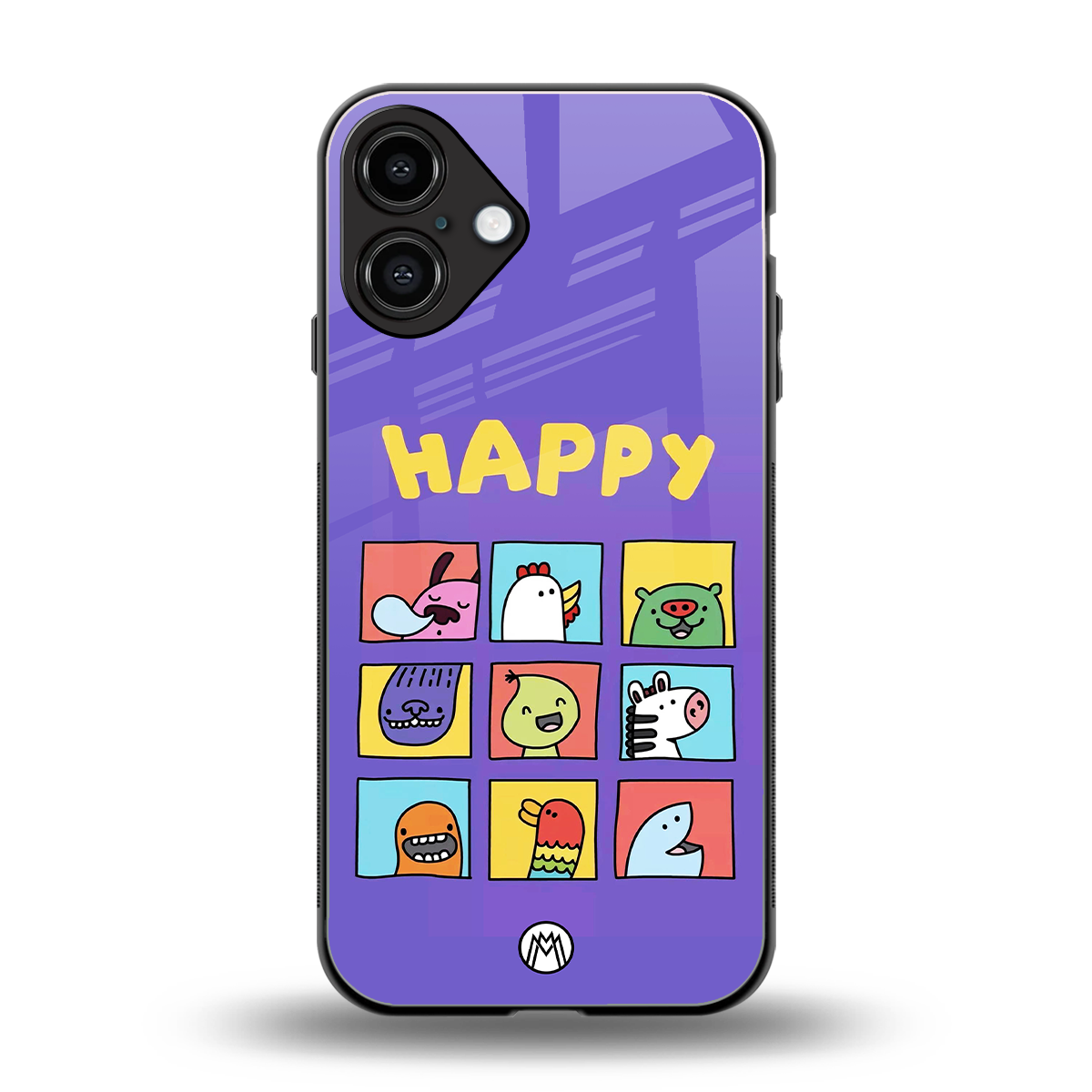 kawaii edition back phone cover | glass case for iphone 16 plus