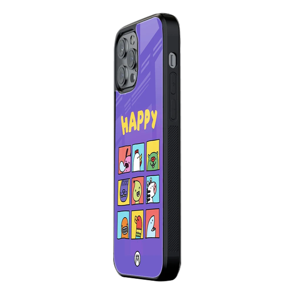 Slim Glass Back Phone Case for Multiple Brands โ iPhone, Samsung, Redmi, OnePlus, Oppo, Vivo