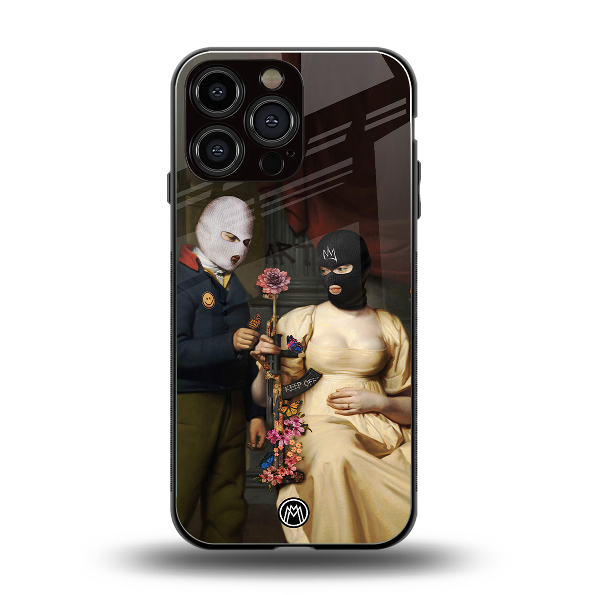 keep off back phone cover | glass case for iphone 16 pro max