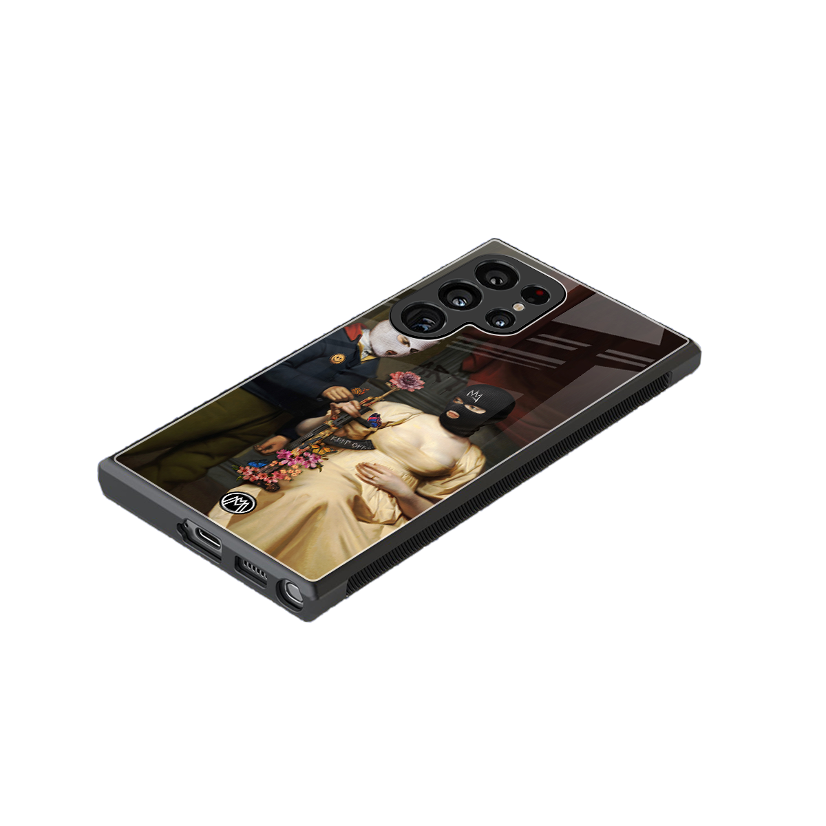 keep off back phone cover | glass case for samsung galaxy s24 ultra
