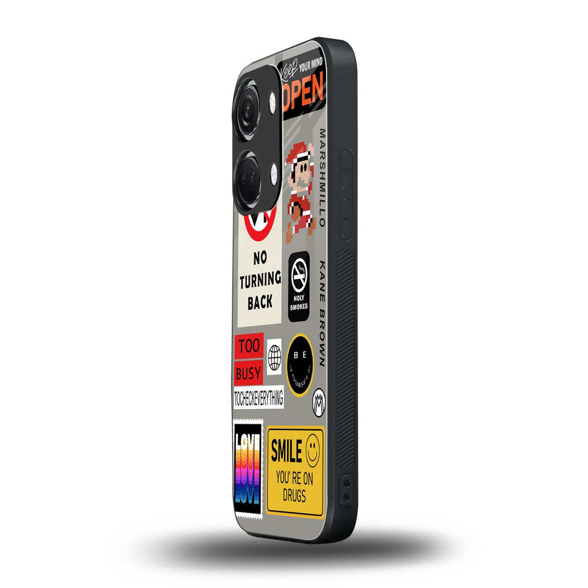 keep your mind open back phone cover | glass case for oneplus nord 3