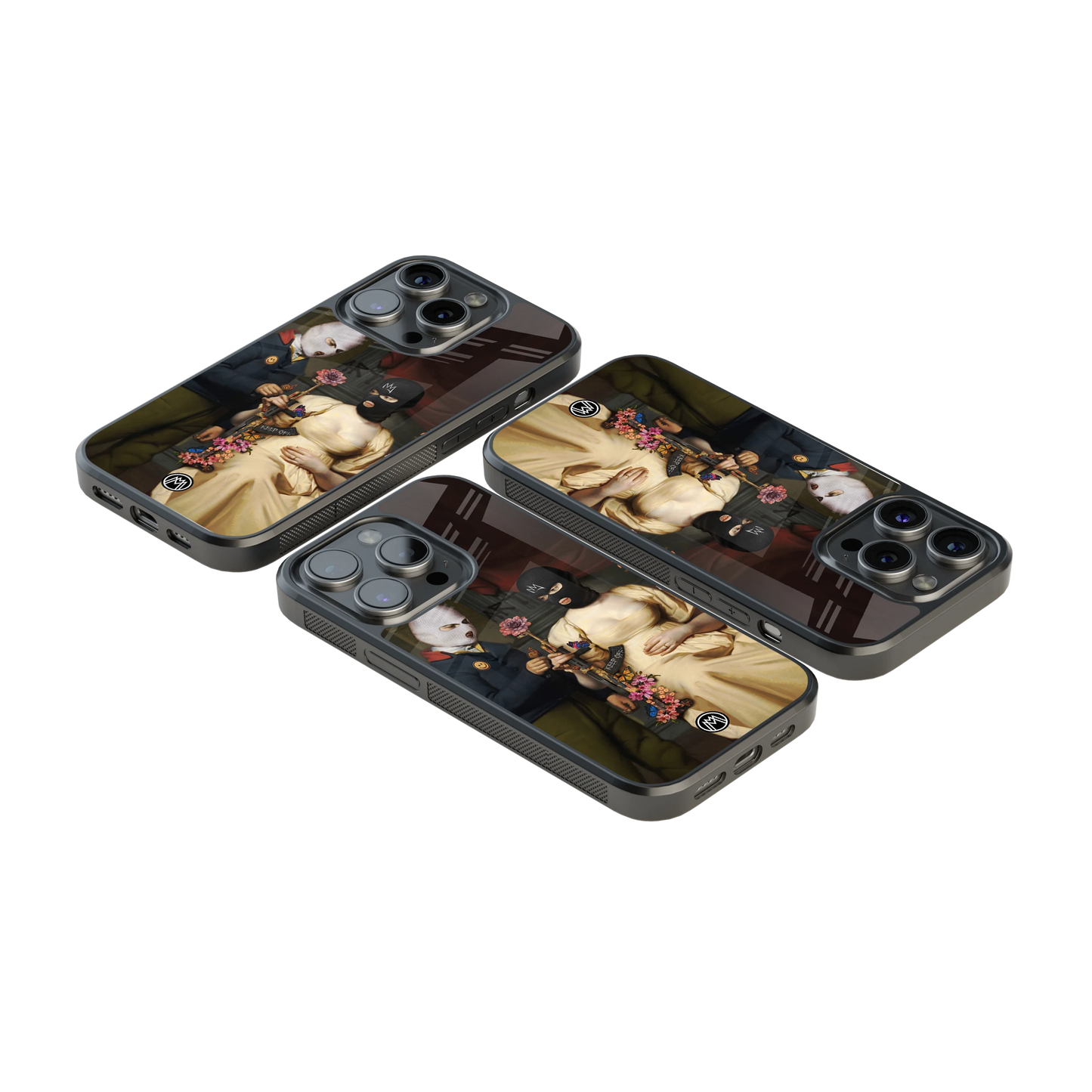 Luxury Glass Back Mobile Cover for iPhone, Samsung Galaxy, OnePlus, Pixel, Redmi & More