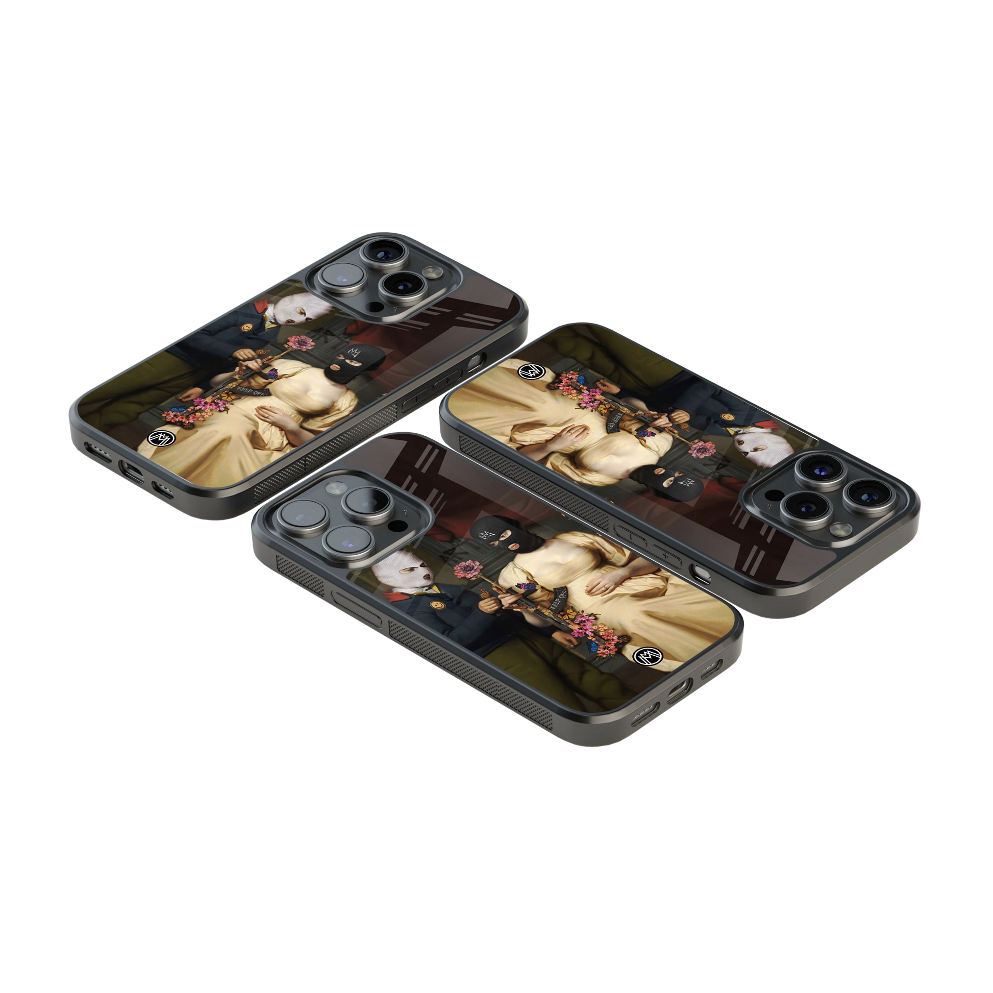 Luxury Glass Back Mobile Cover for iPhone, Samsung Galaxy, OnePlus, Pixel, Redmi & More