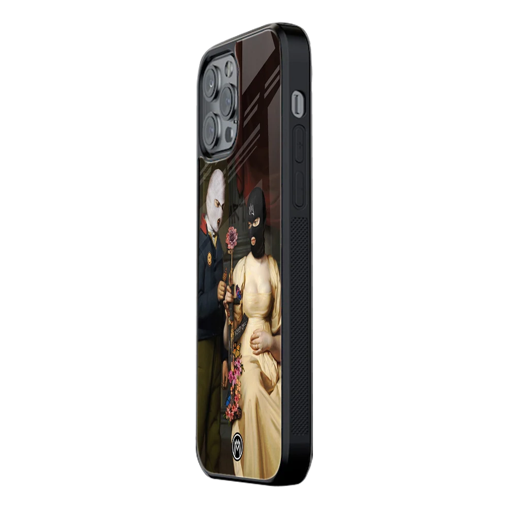 Slim Glass Back Phone Case for Multiple Brands โ iPhone, Samsung, Redmi, OnePlus, Oppo, Vivo