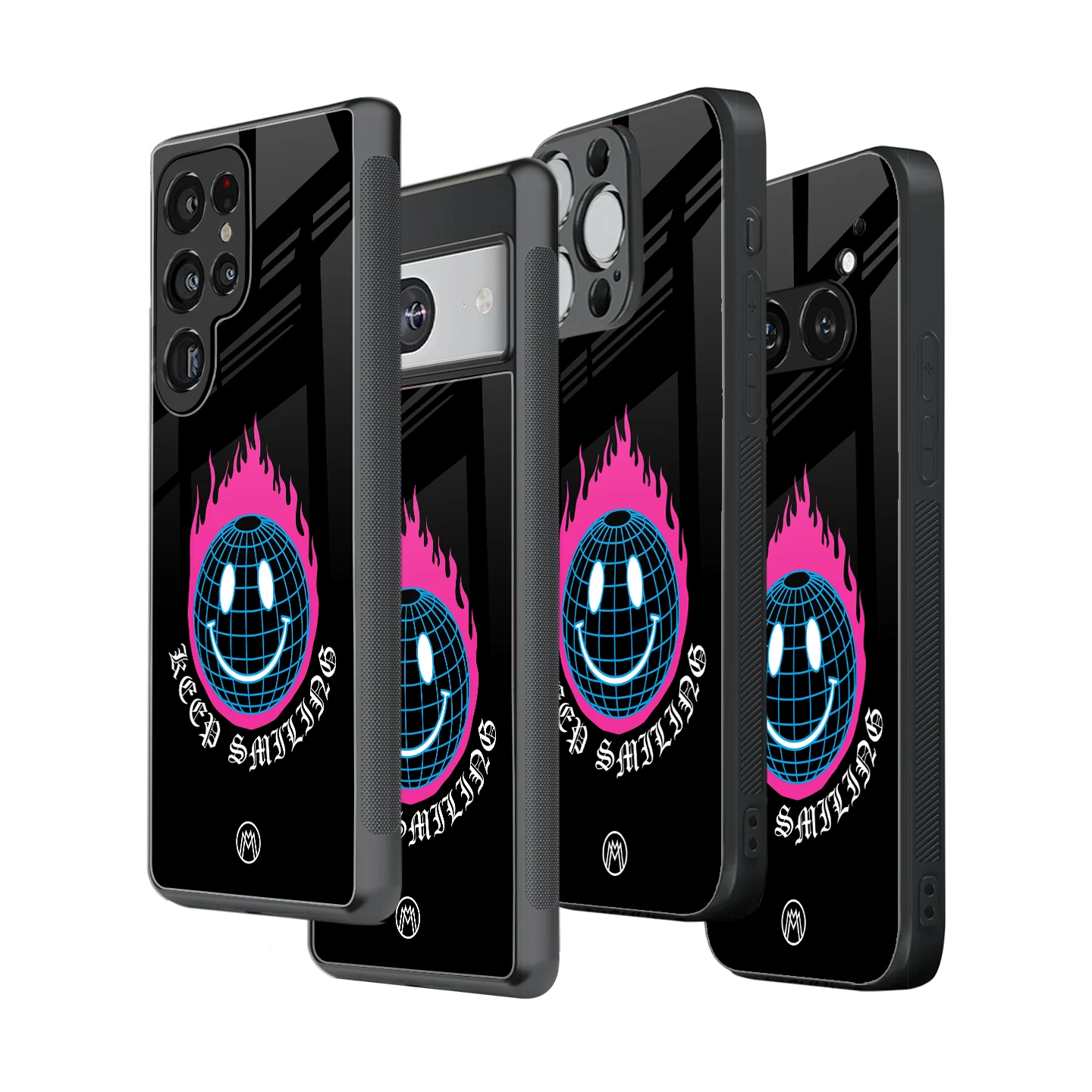 Stylish Glass Back Case for All Smartphones โ iPhone, Samsung, OnePlus, Pixel, Redmi, Oppo, Vivo, Motorola