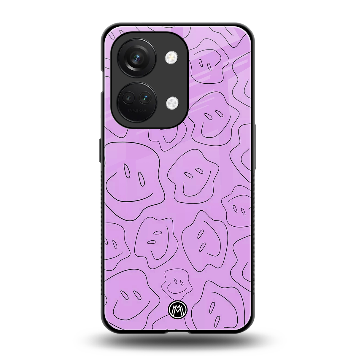 kinda sad kinda happy back phone cover | glass case for oneplus nord 3