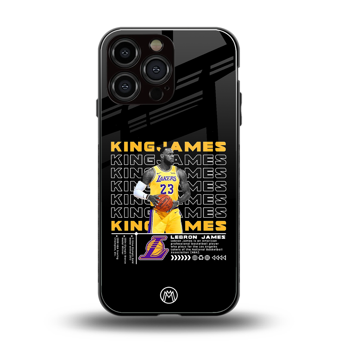 king james back phone cover | glass case for iphone 16 pro max