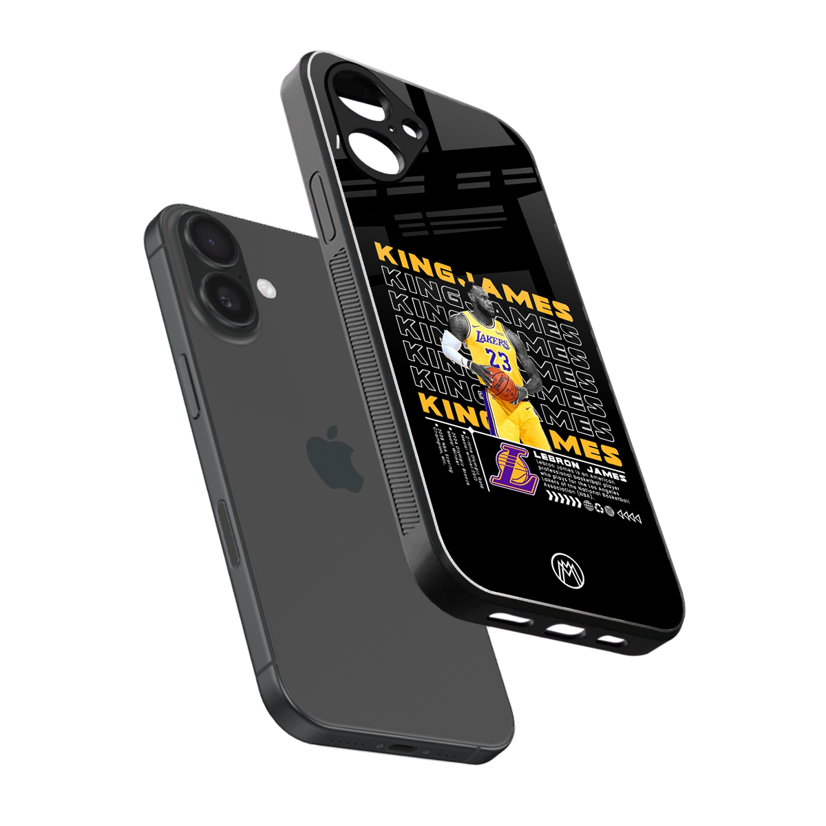 king james back phone cover | glass case for iphone 16