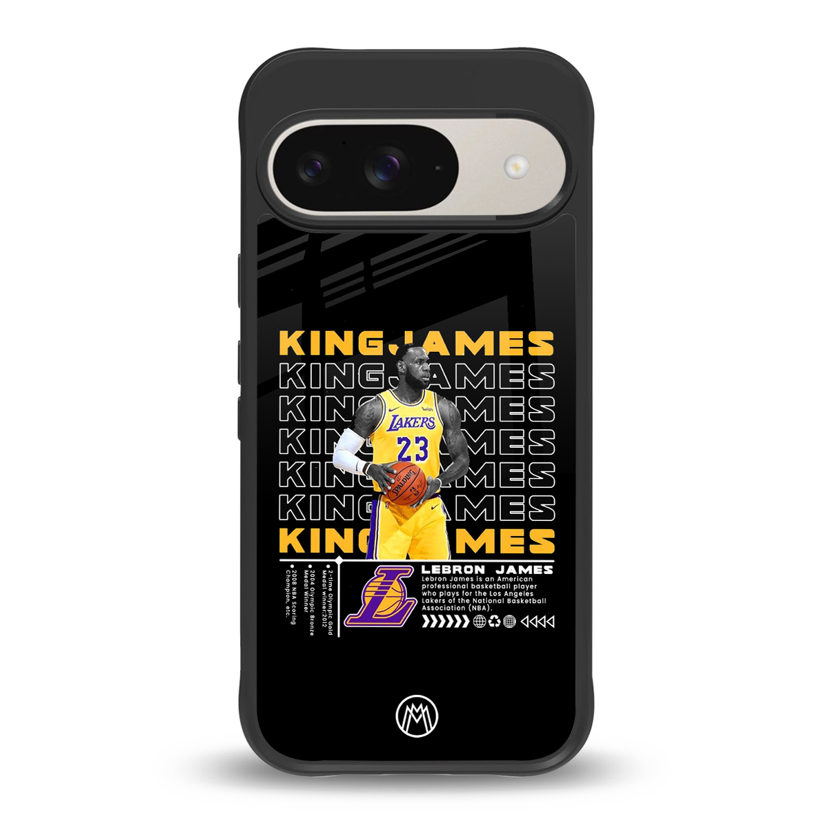 king james back phone cover | glass case for google pixel 9