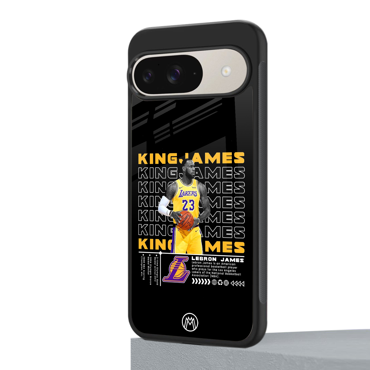 king james back phone cover | glass case for google pixel 9