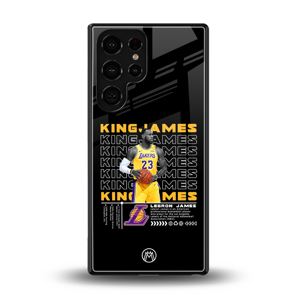 king james back phone cover | glass case for samsung galaxy s25 ultra