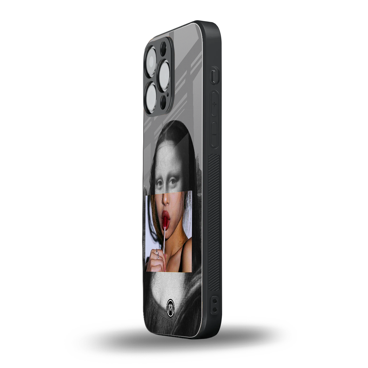 la mona lisa back phone cover | glass case for iphone 13 pro max