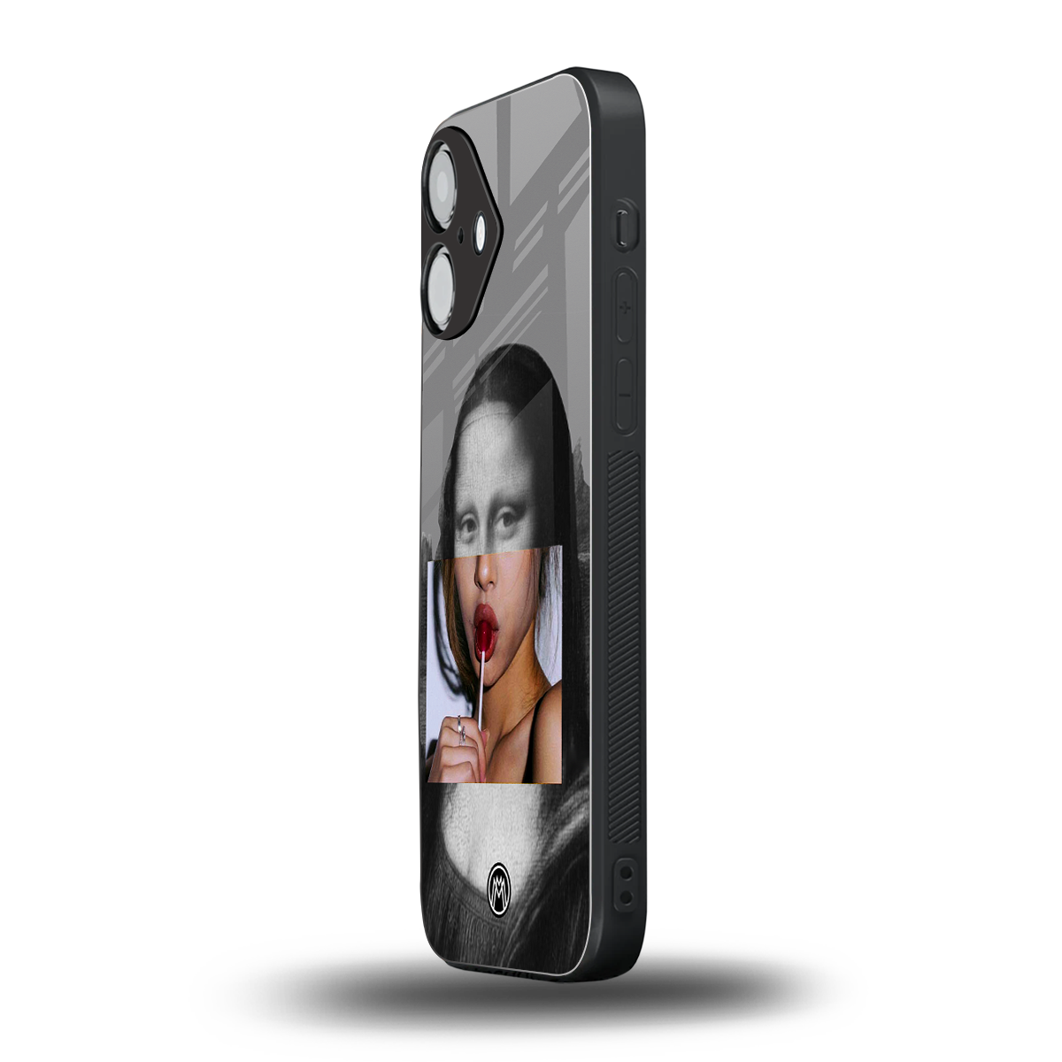 la mona lisa back phone cover | glass case for iphone 16