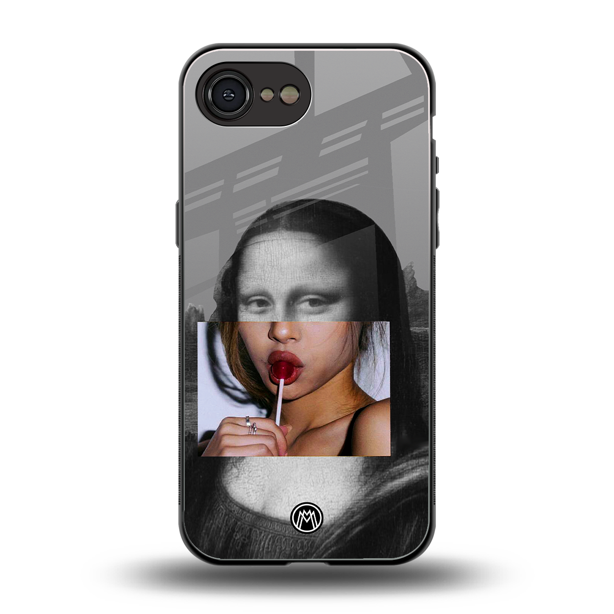 la mona lisa back phone cover | glass case for iphone 16e