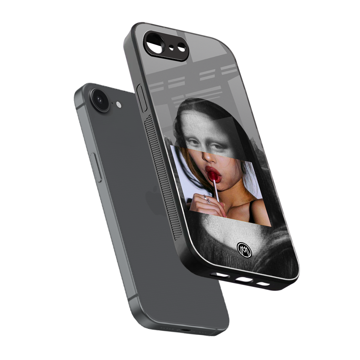 la mona lisa back phone cover | glass case for iphone 16e