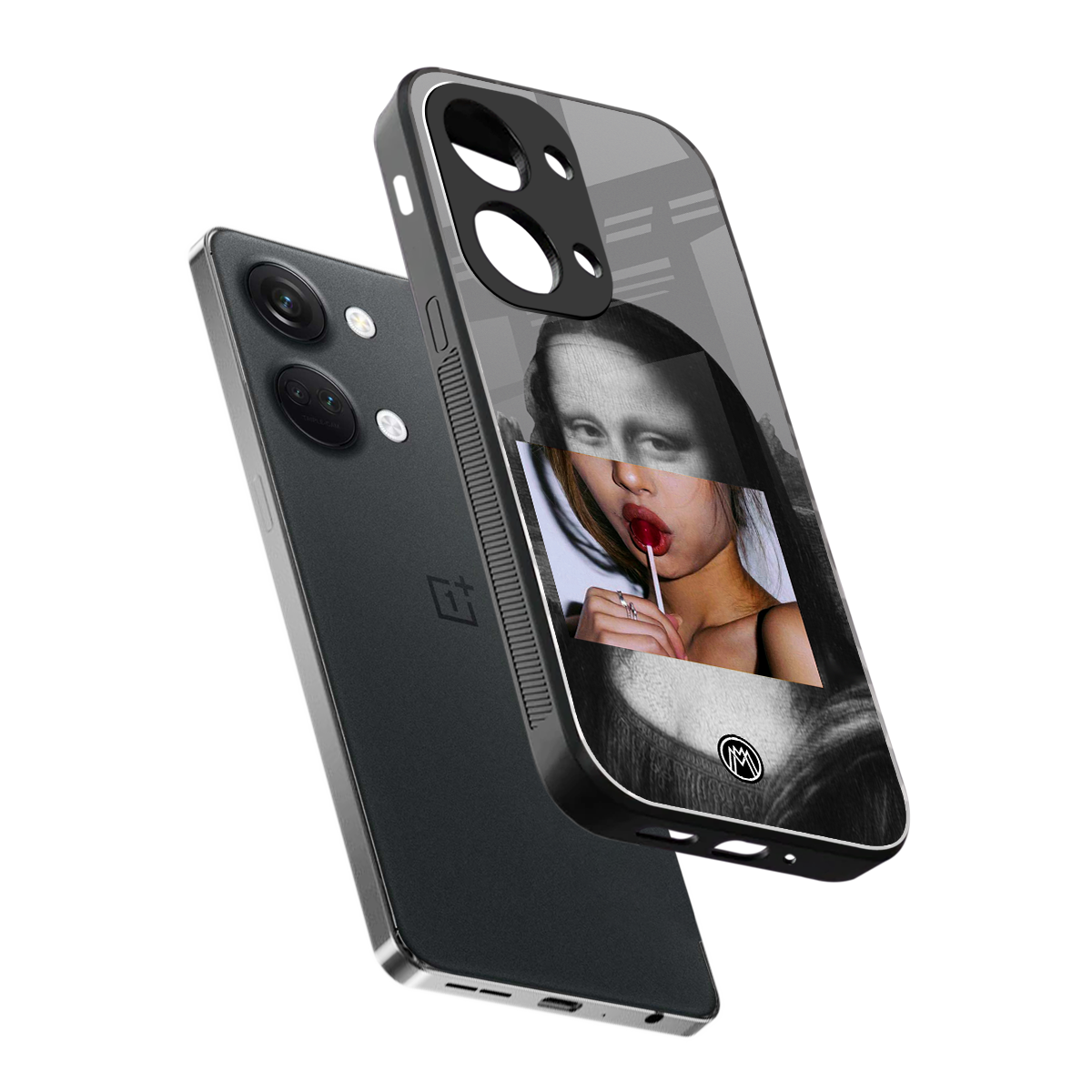 la mona lisa back phone cover | glass case for oneplus nord 3