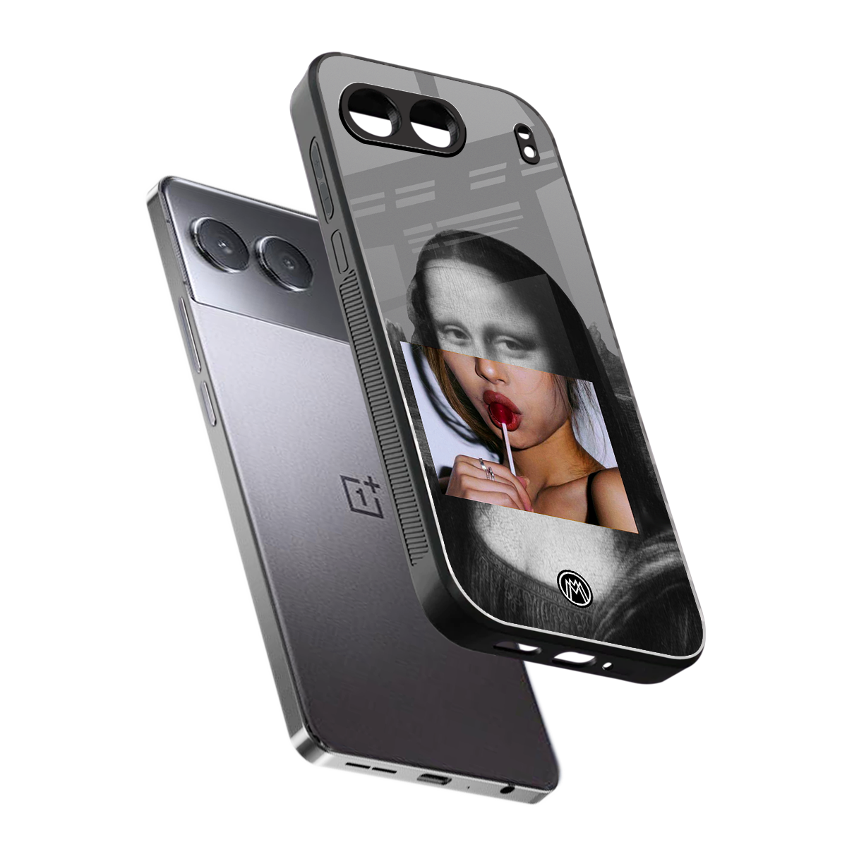 la mona lisa back phone cover | glass case for oneplus nord 4