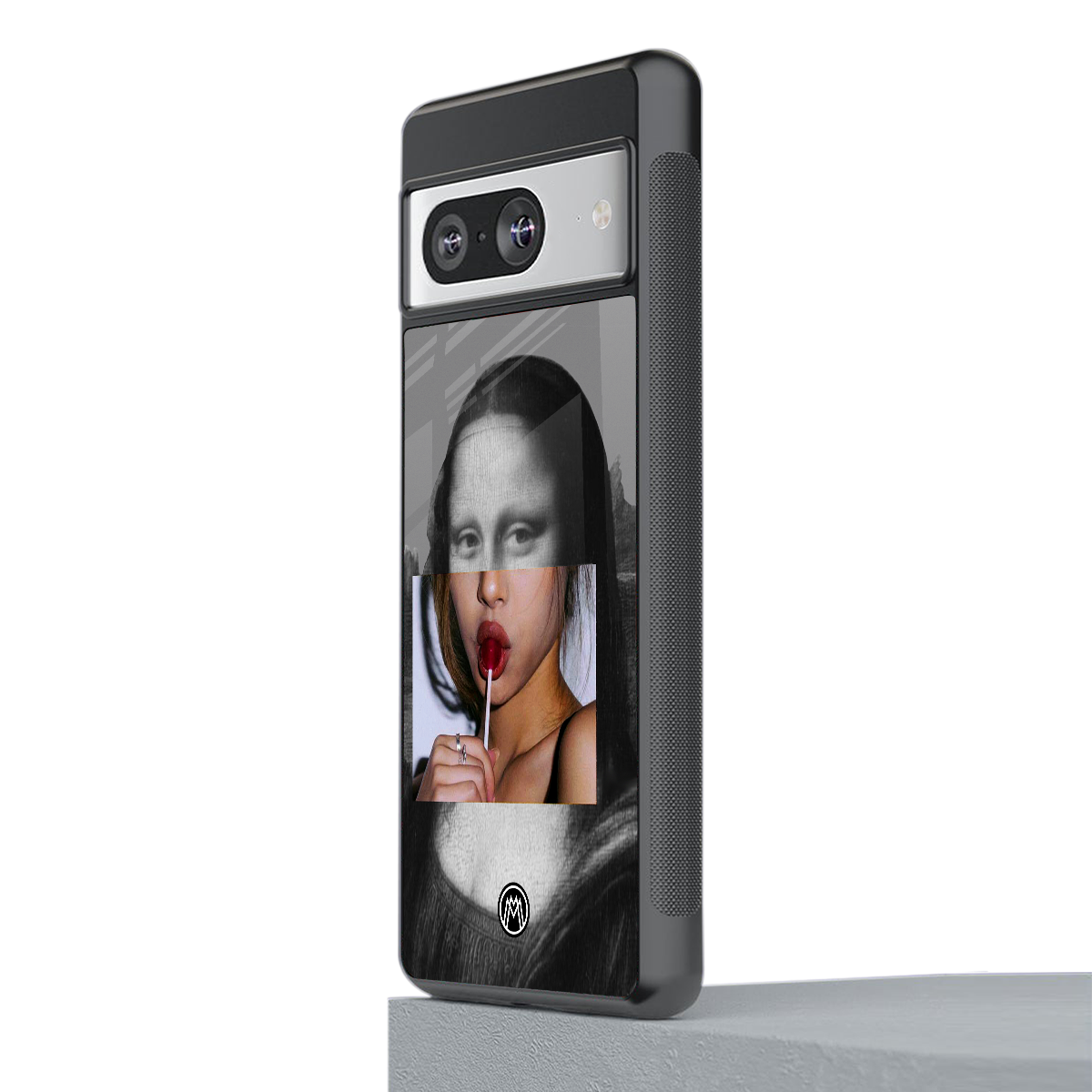 la mona lisa back phone cover | glass case for Google Pixel 8