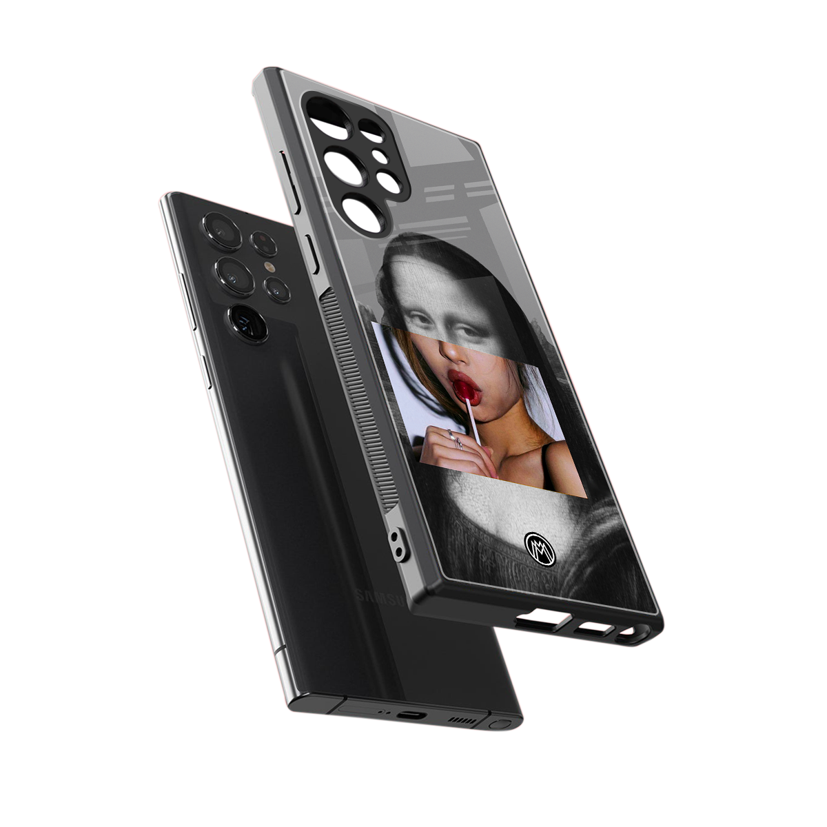 la mona lisa back phone cover | glass case for samsung galaxy s24 ultra
