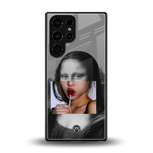la mona lisa back phone cover | glass case for samsung galaxy s25 ultra