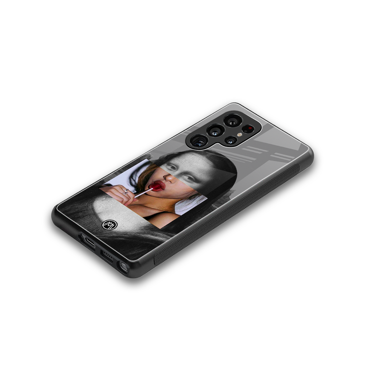 la mona lisa back phone cover | glass case for samsung galaxy s25 ultra