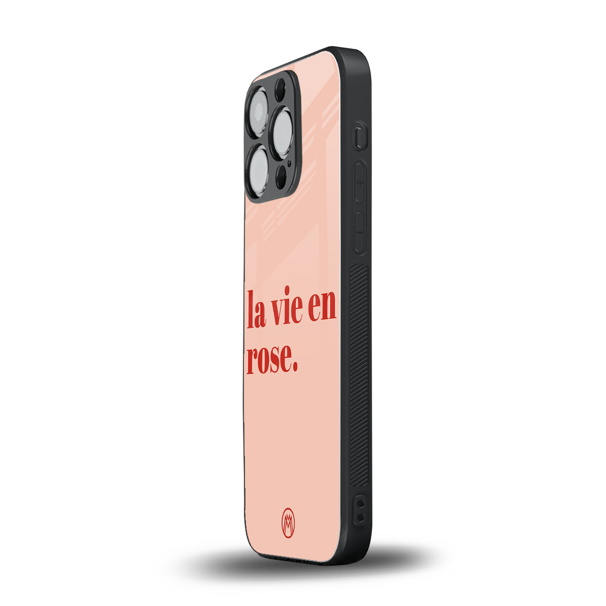 la vie en rose quote back phone cover | glass case for iphone 14 pro
