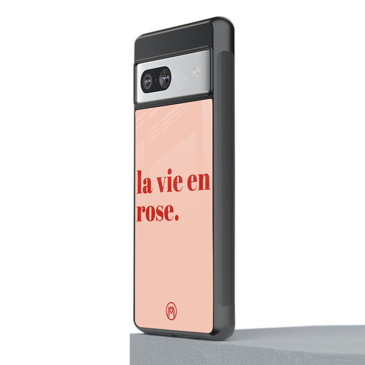 la vie en rose quote back phone cover | glass case for Google Pixel 7