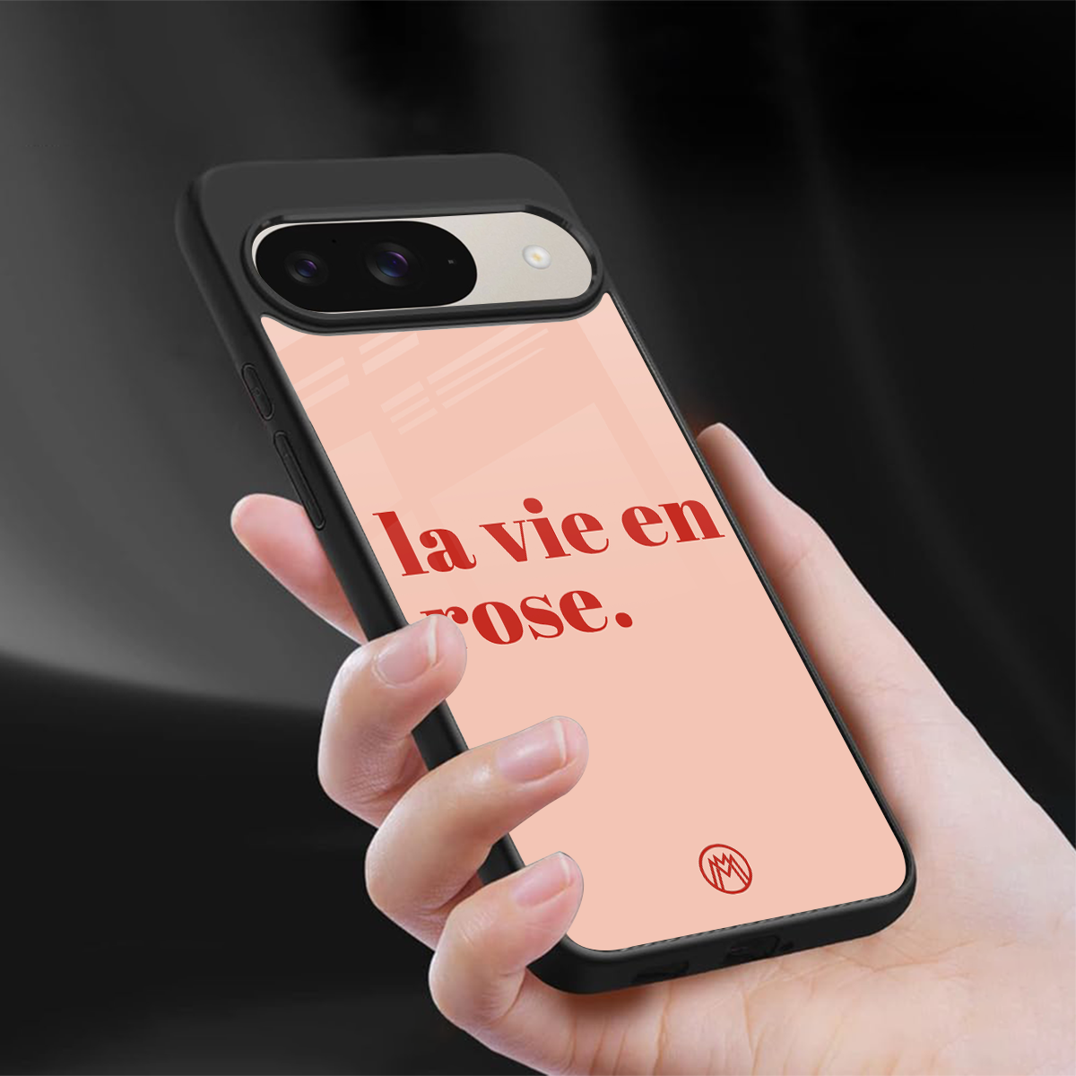 la vie en rose quote back phone cover | glass case for google pixel 9