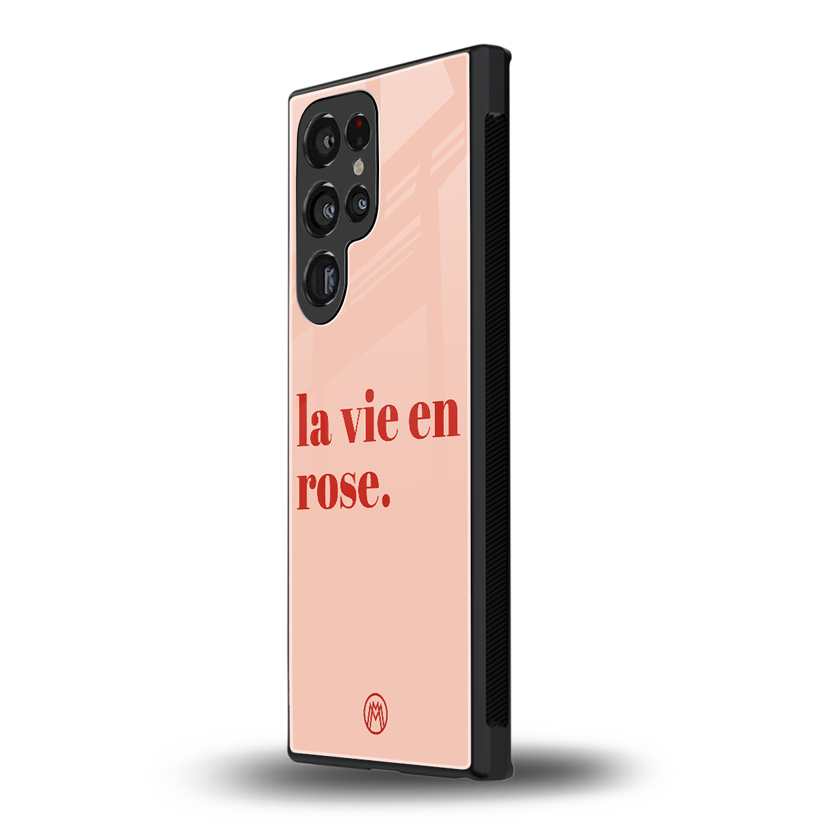 la vie en rose quote back phone cover | glass case for samsung galaxy s24 ultra