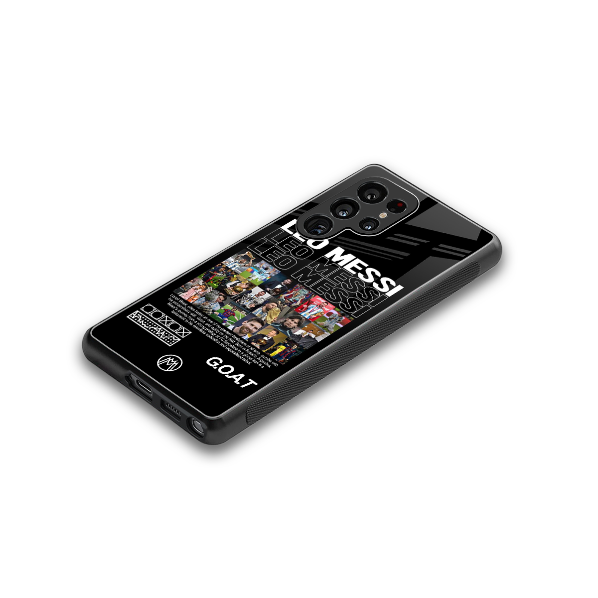 leo messi back phone cover | glass case for samsung galaxy s25 ultra