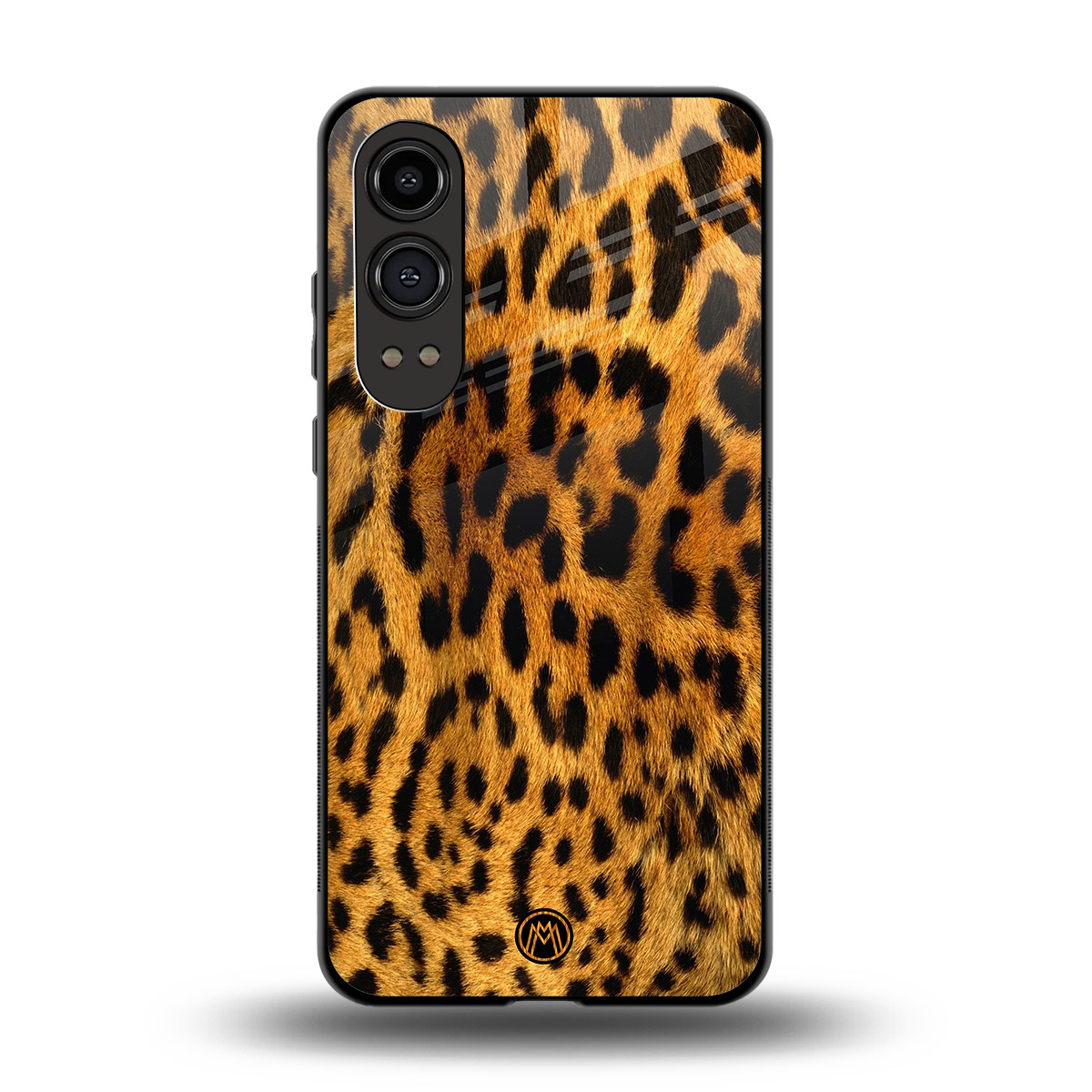 leopard fur back phone cover | glass case for oneplus nord ce 4 lite