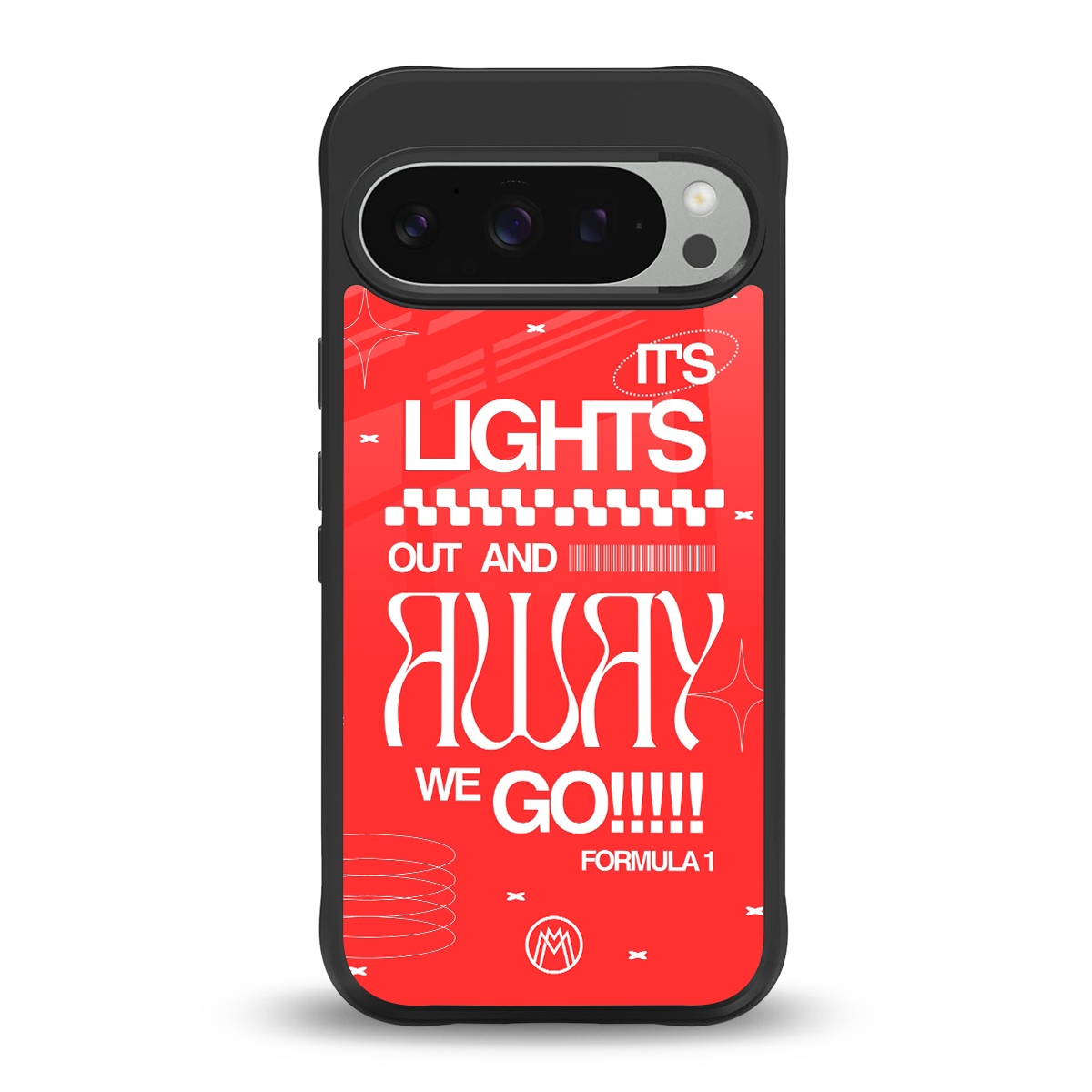 lights out back phone cover | glass case for google pixel 9 pro
