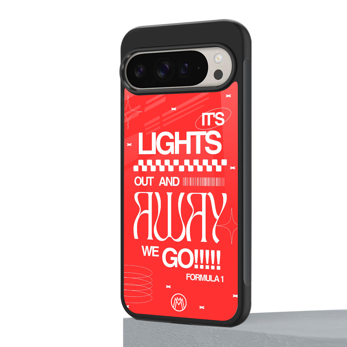 lights out back phone cover | glass case for google pixel 9 pro