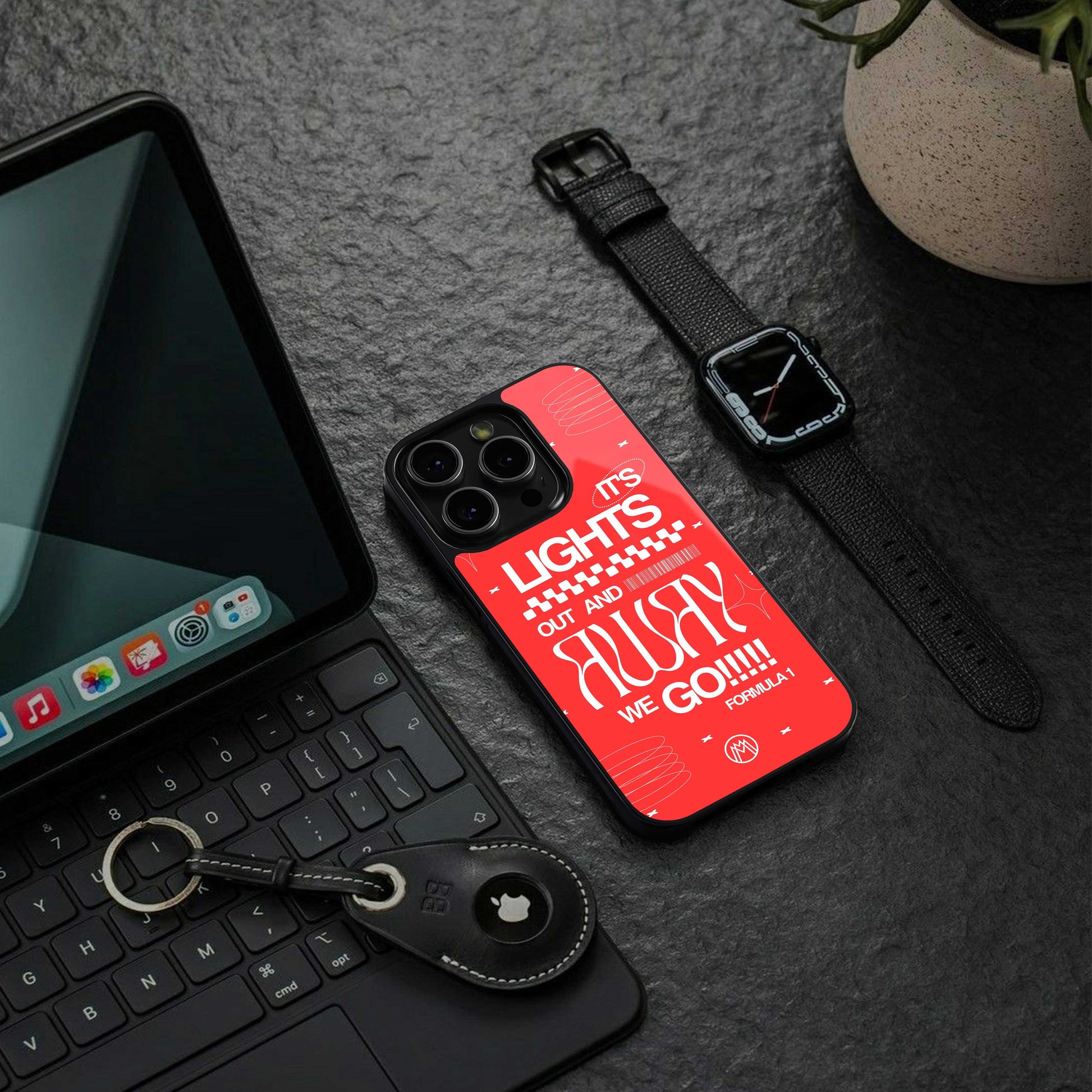 lights out back phone cover | glass case for iphone 14 pro max