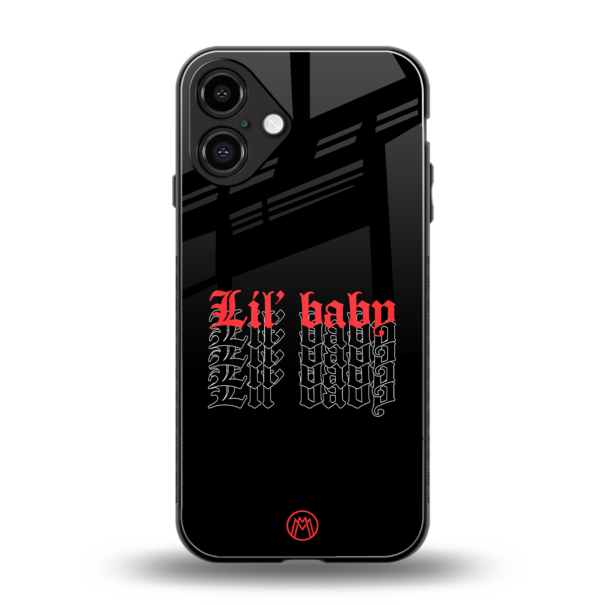 lil baby back phone cover | glass case for iphone 16 plus