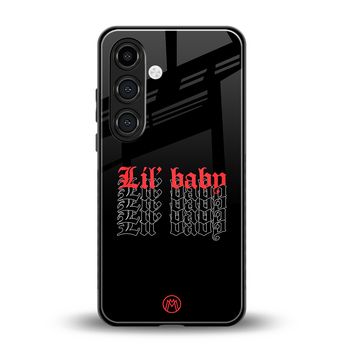 lil baby back phone cover | glass case for samsung galaxy s24 fe