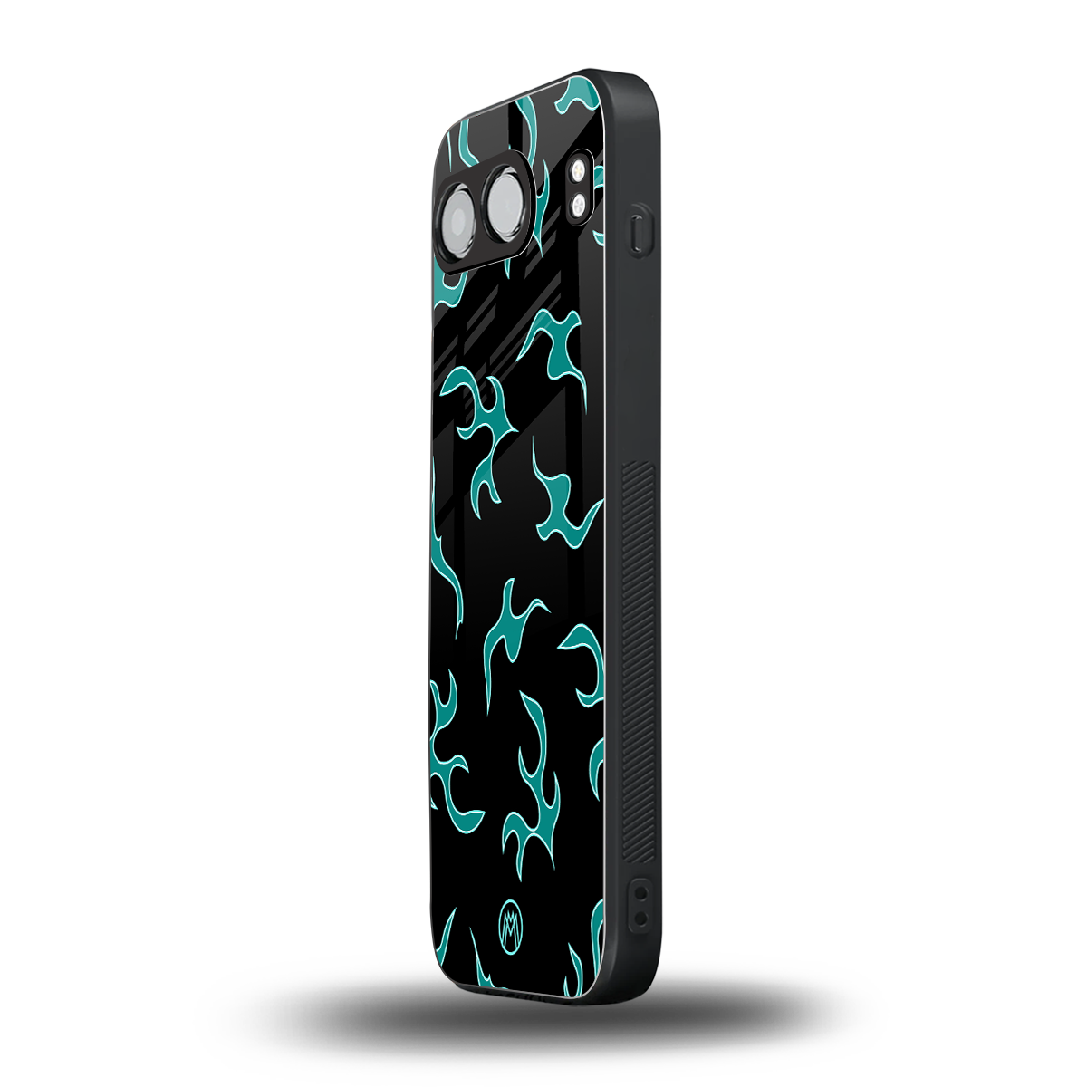 lil blue flames back phone cover | glass case for oneplus nord 4