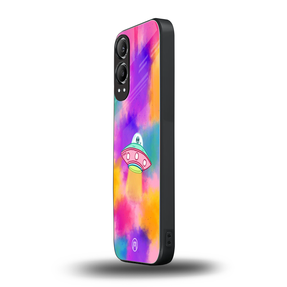 lil colourful alien back phone cover | glass case for oneplus nord ce 4 lite