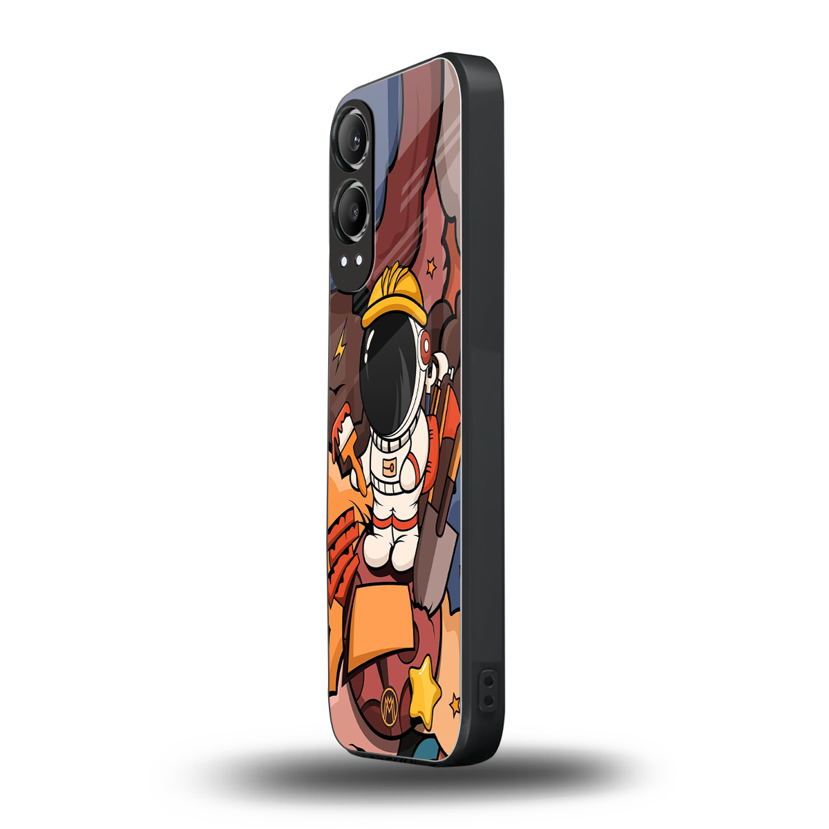 lil spaceman back phone cover | glass case for oneplus nord ce 4 lite