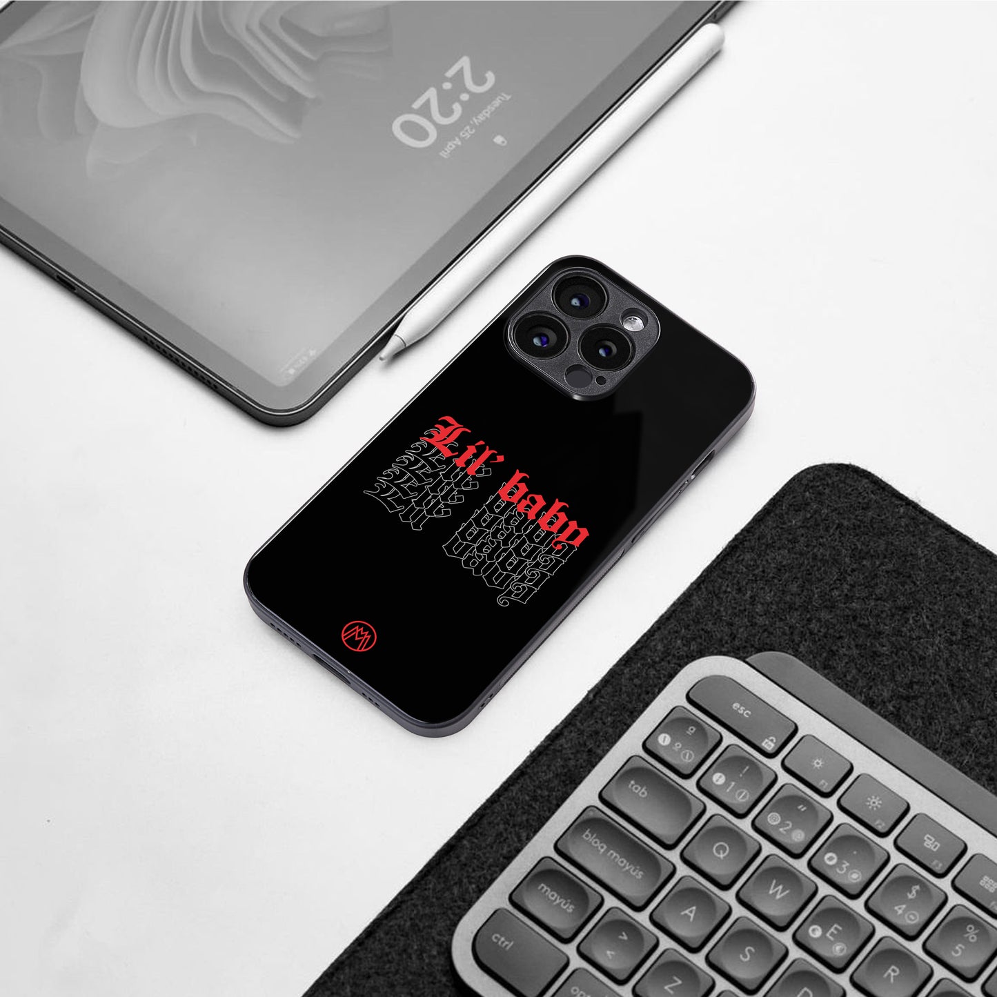 lil baby back phone cover | glass case for iphone 16 pro max